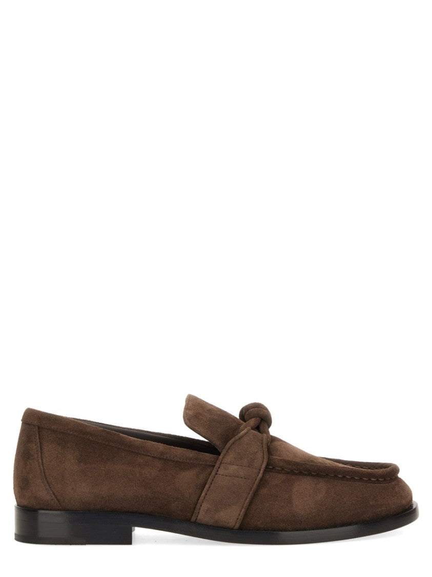 Bottega Veneta Astaire Knot Calf Leather Loafers