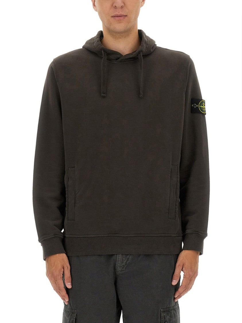 Stone Island Cotton Fleece Sweatshirt
