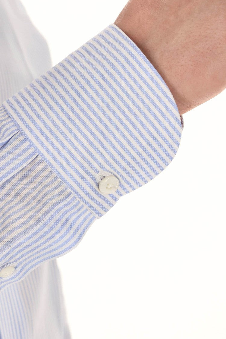 Finamore Milano Line Tailored Stripe Shirt