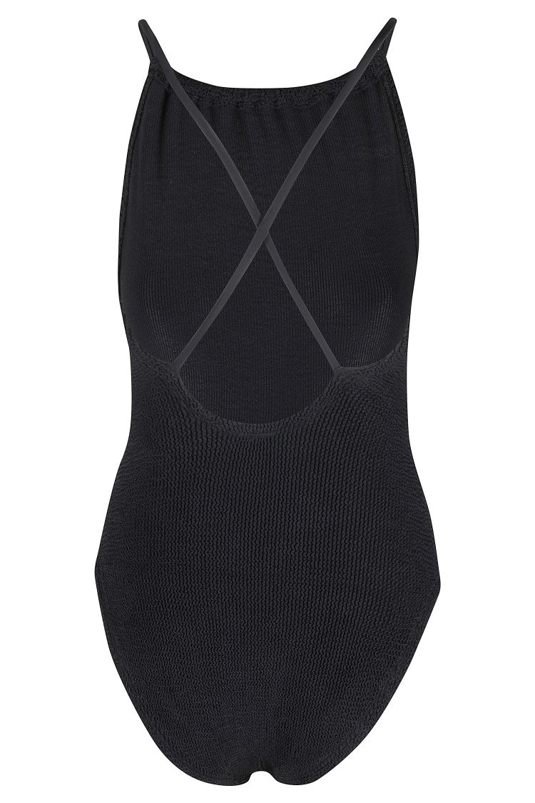 Hunza G Portia One Piece Swimsuit - Black