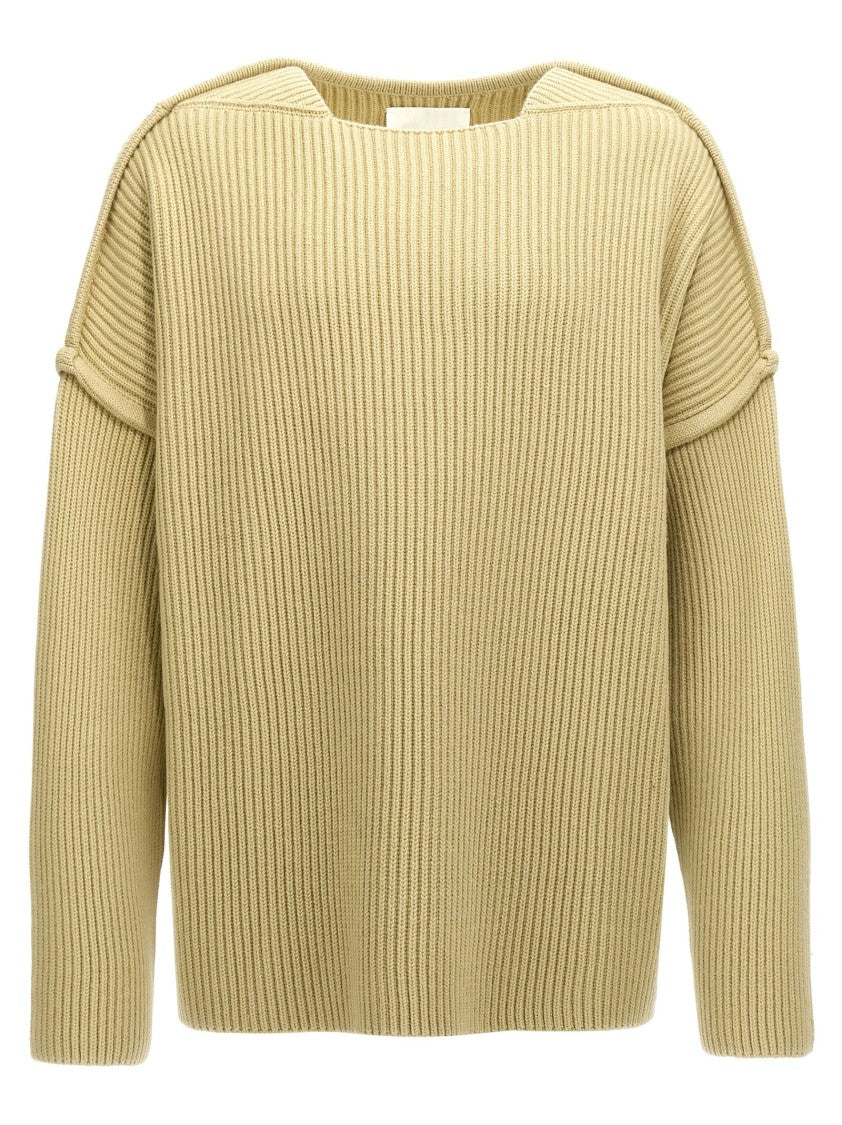 Jil Sander Geometric Neckline Sweater