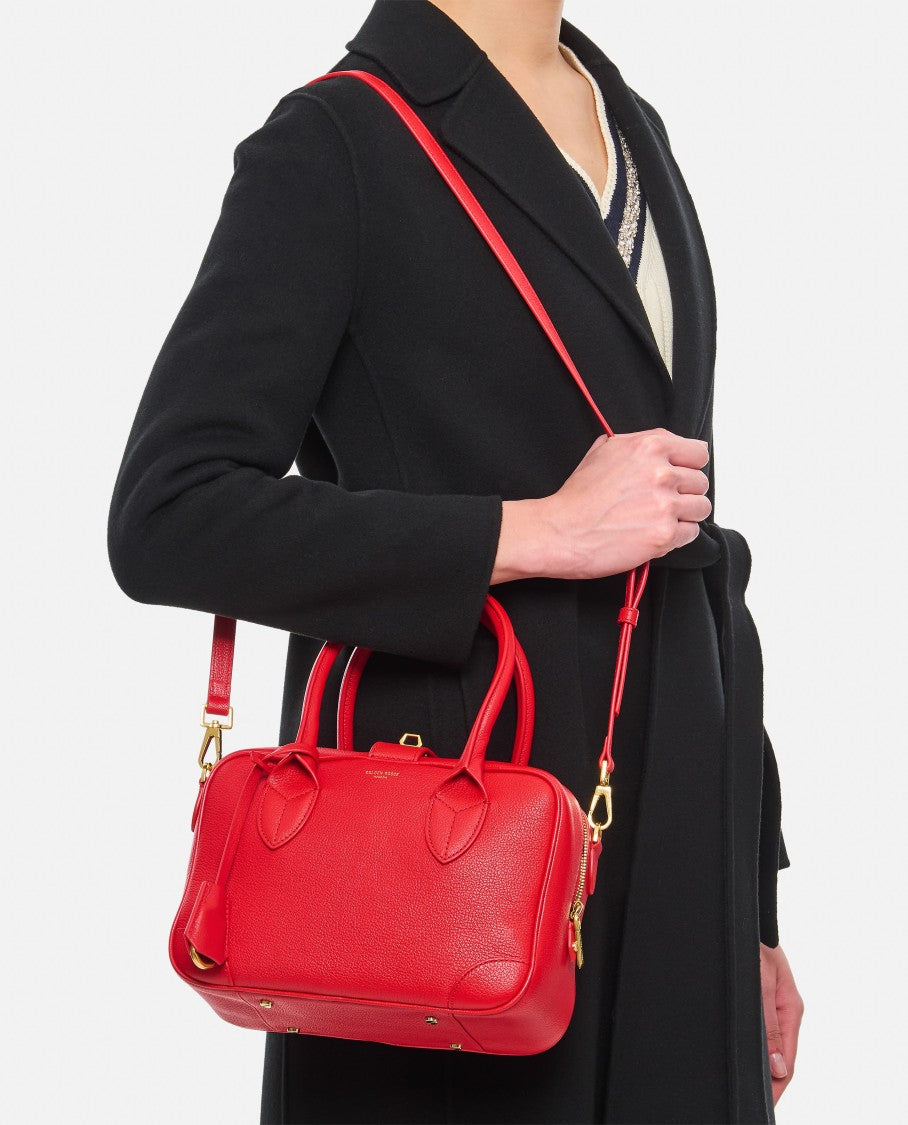 Golden Goose Red Leather Handbag With Detachable Strap