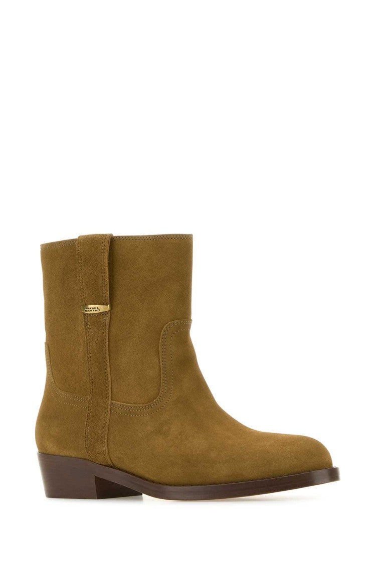 Isabel Marant Biscuit Suede Lylie Ankle Boots