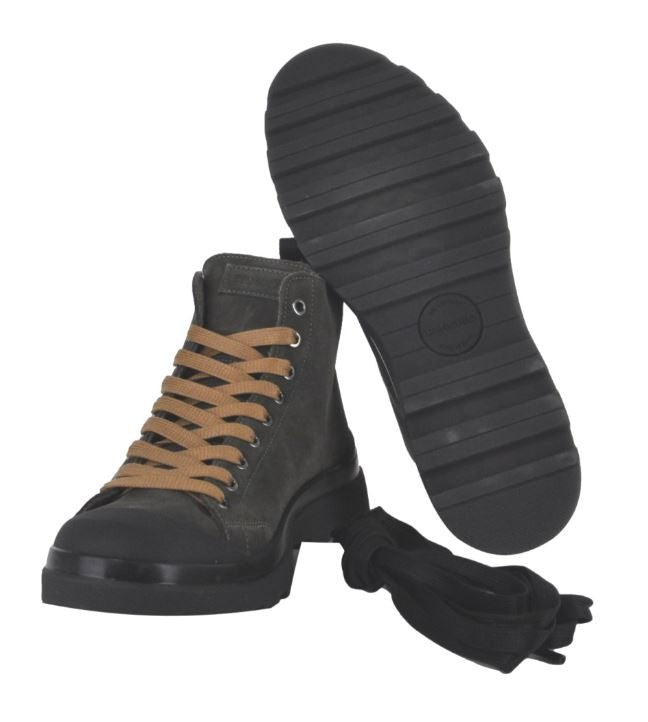 Panchic Green Leather Shoes