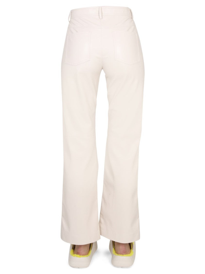 Msgm Straight-Leg High Waist Pants