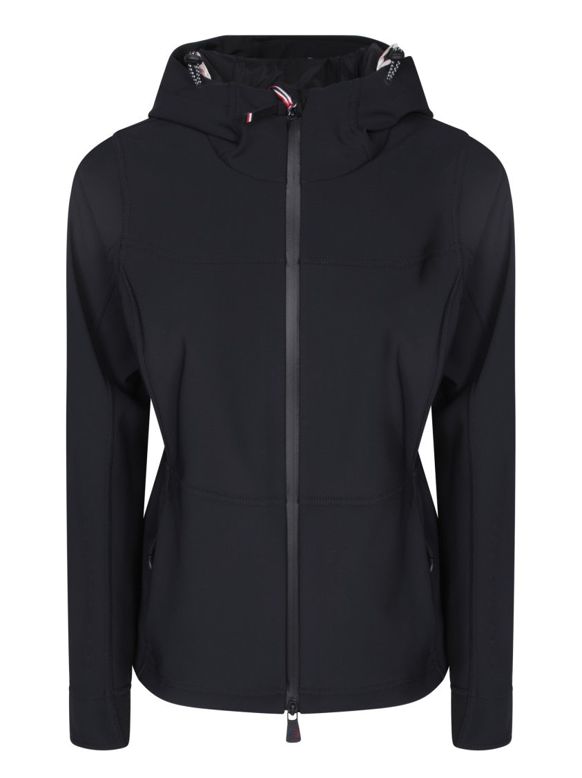 Moncler Grenoble Black Hooded Weather Jacket