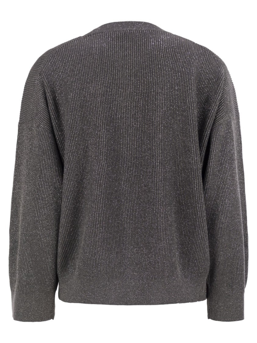 Brunello Cucinelli Cotton And Viscose Rib Sweater