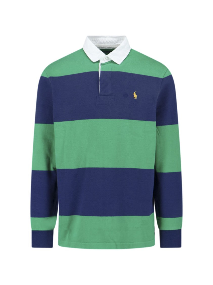 Polo Ralph Lauren "Rugby Shirt" Polo – Green And Blue