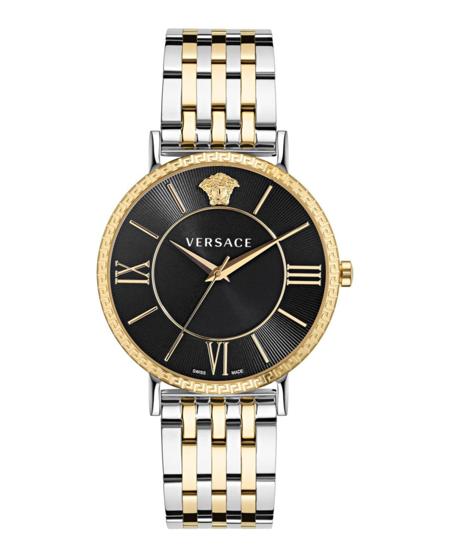Versace V-Eternal Bracelet Watch With Two-Tone Case