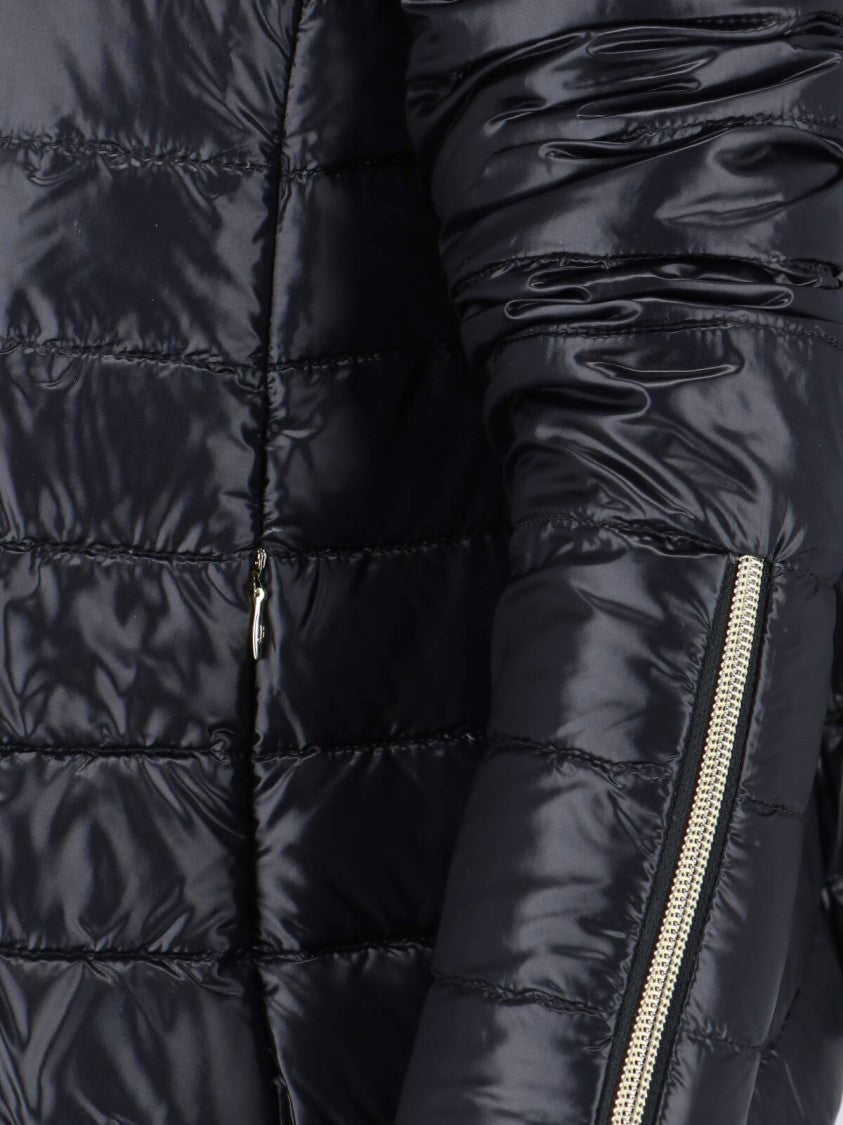 Herno Tailored Black Jacket With High Collar