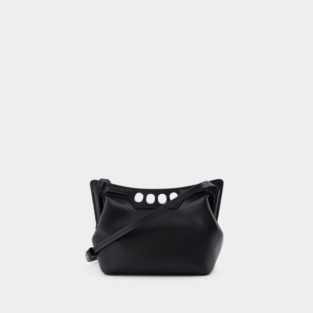Alexander Mcqueen The Mini Peak Purse - Leather - Black