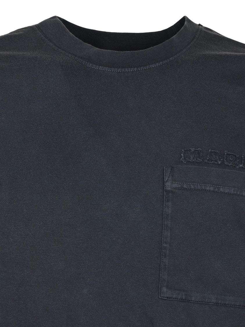 Marni Relaxed-Fit Short-Sleeve T-Shirt With Crew Neckline