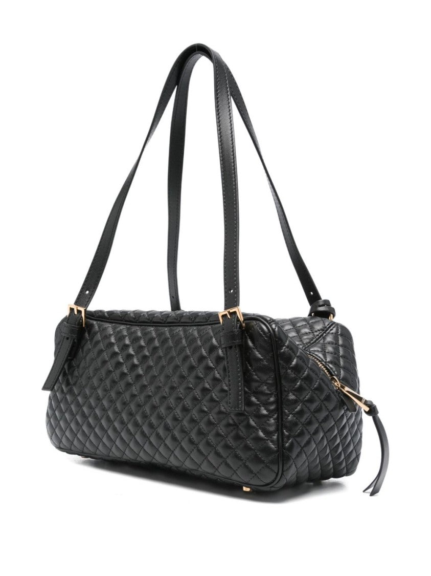 Versace Quilted Lamb Leather Shoulder Bag