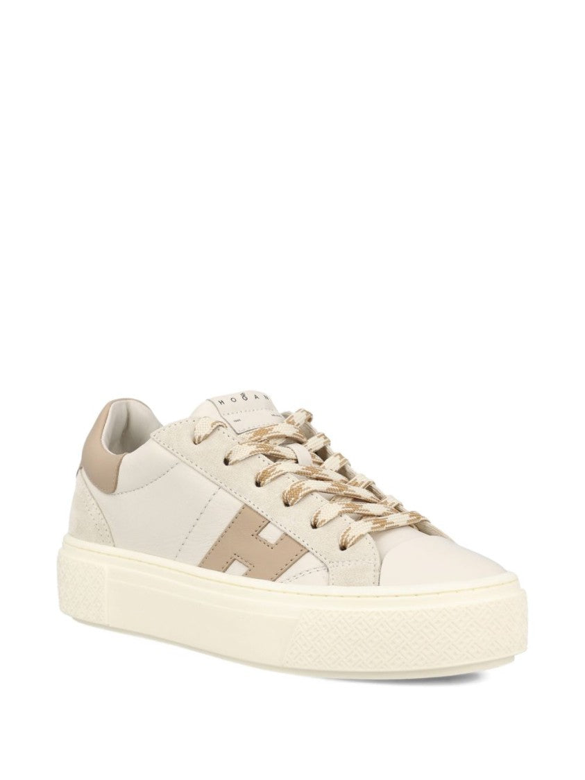 Hogan Low-Top Sneakers With Silk And Nylon Construction