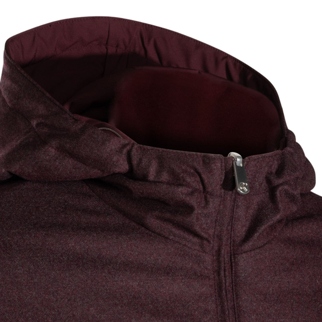 Marco Pescarolo Hooded Jacket With Front Zipper