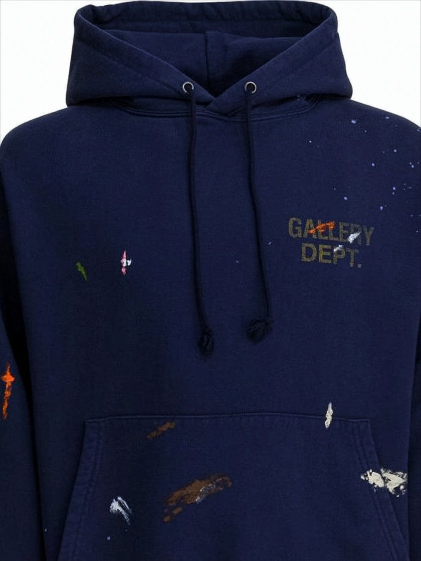 Gallery Dept. Navy Blue Relaxed Fit Hoodie