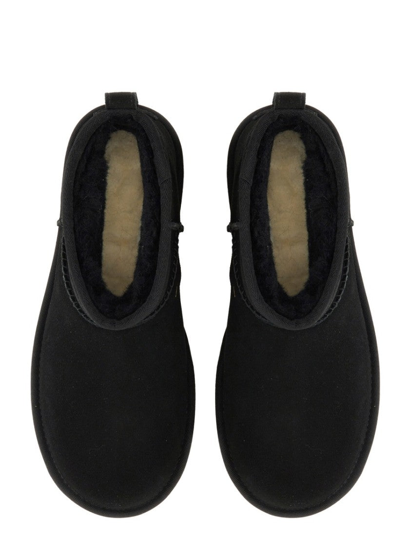Ugg Classic Ultra Mini Low-Cut Platform Leather Boots