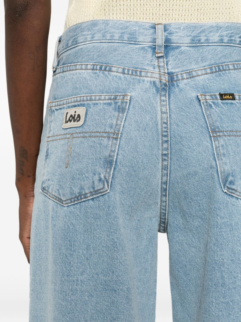 Iois Relaxed Wide-Leg Jeans With Classic Five-Pocket Design