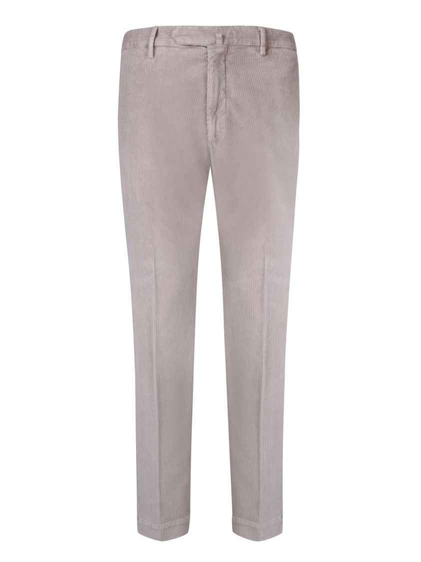 Dell'oglio Beige Cotton Trousers