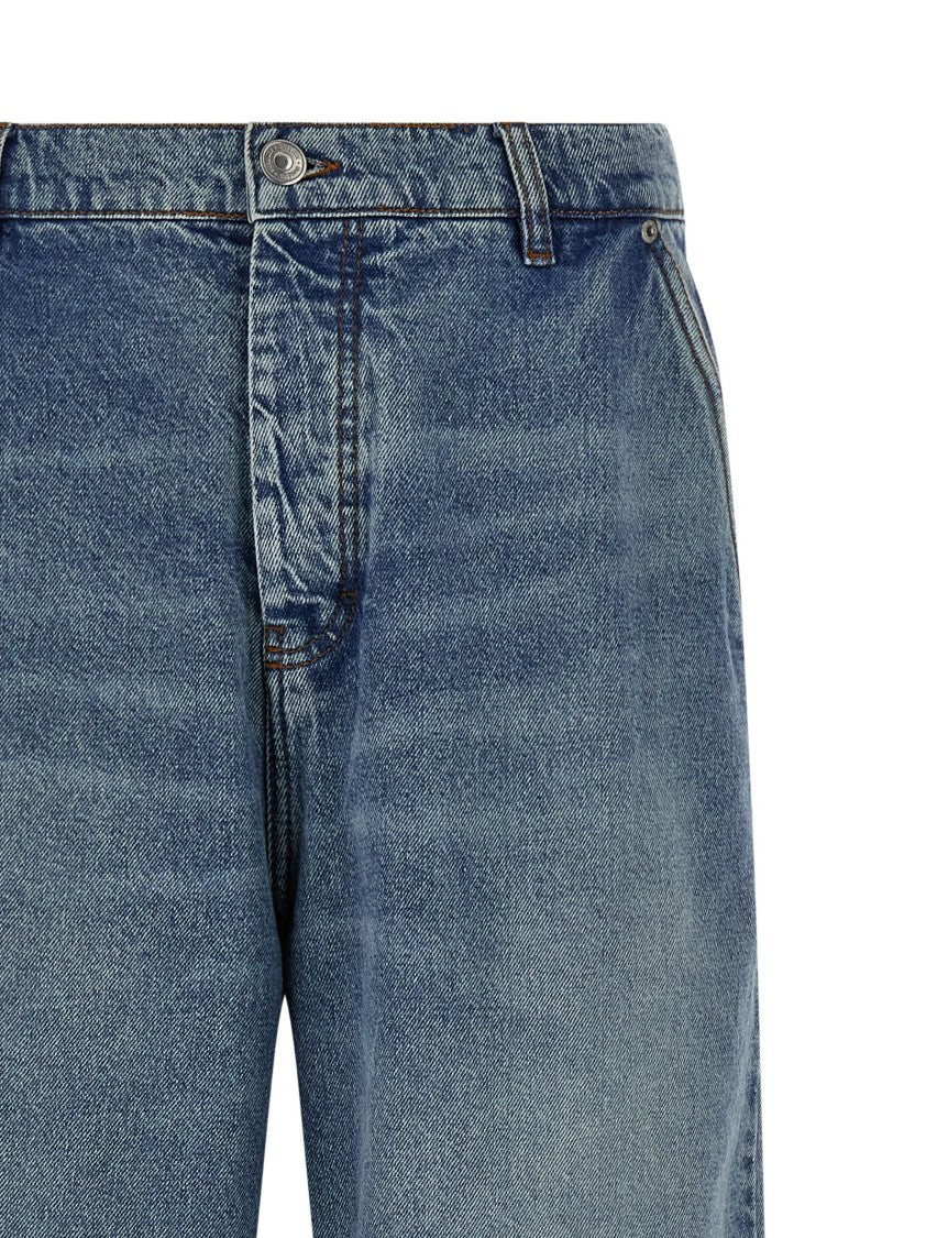 Ami Stonewashed Denim Jeans