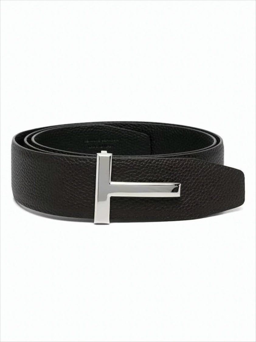 Tom Ford Textured Calfskin Leather Belt
