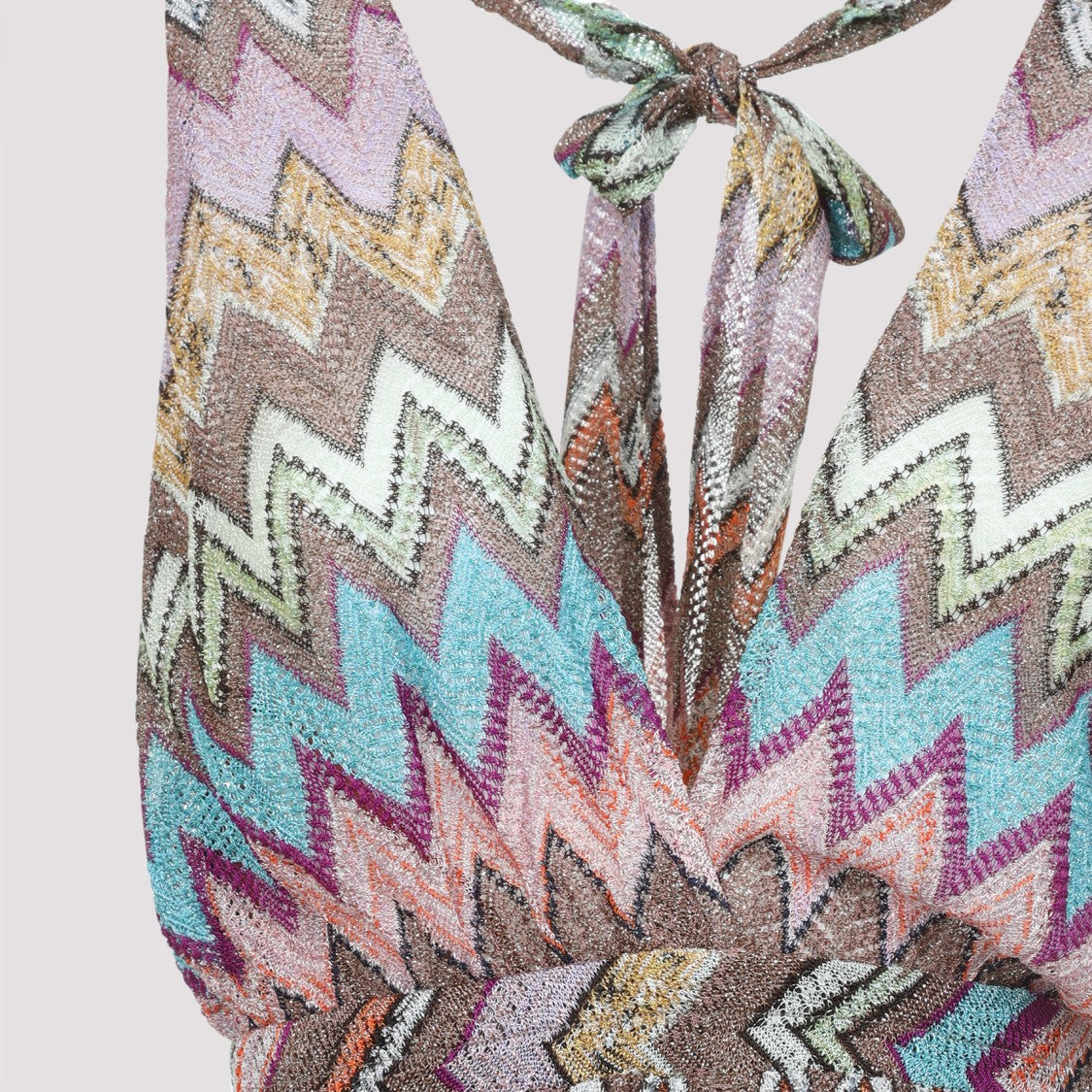 Missoni Sleeveless Zigzag Pattern Romper