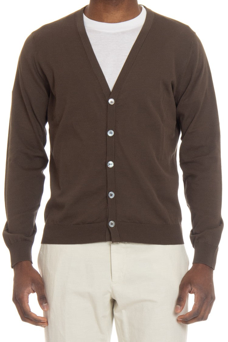 Drumohr Fine Cotton Cardigan
