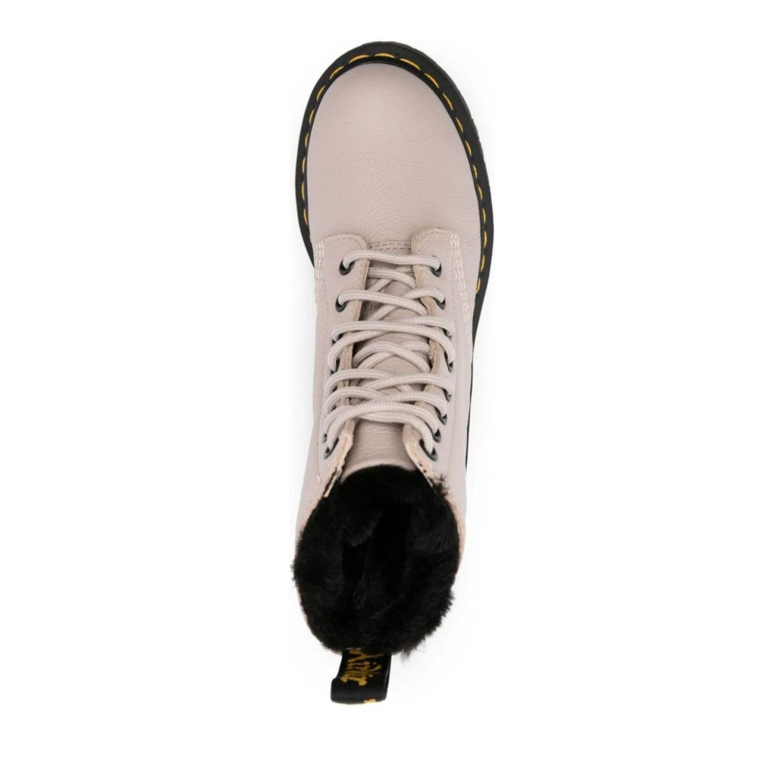 Dr. Martens Beige 1460 Serena Virginia Smooth Leather Ankle Boots