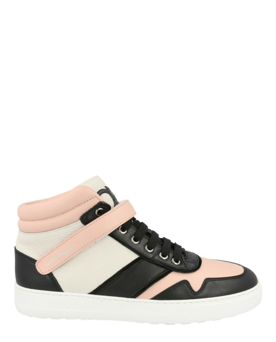 Ferragamo Noe High-Top Sneakers