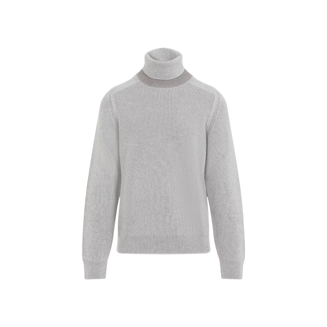 Etro Grey Cashmere Vanise T-Neck Raglan Sleeves Sweater