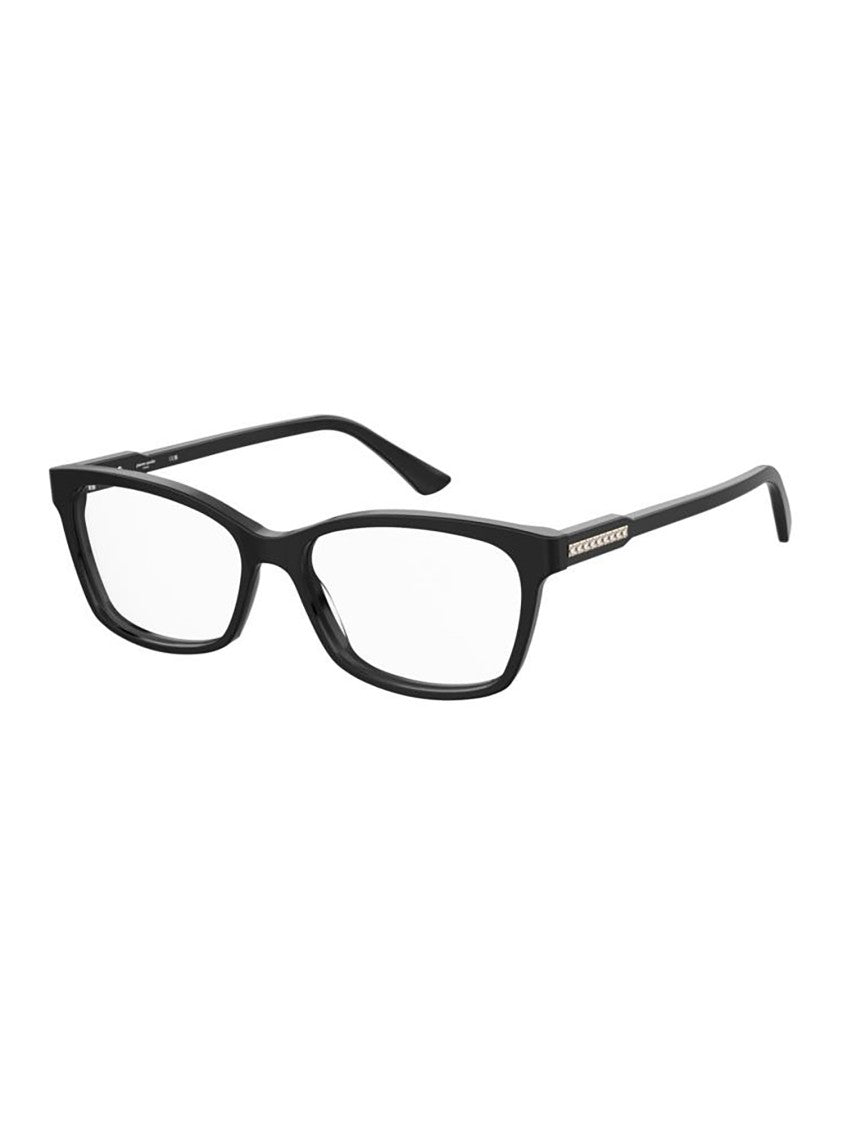 Pierre Cardin Stylish Black Acetate Optical Frames With Rectangular Shape