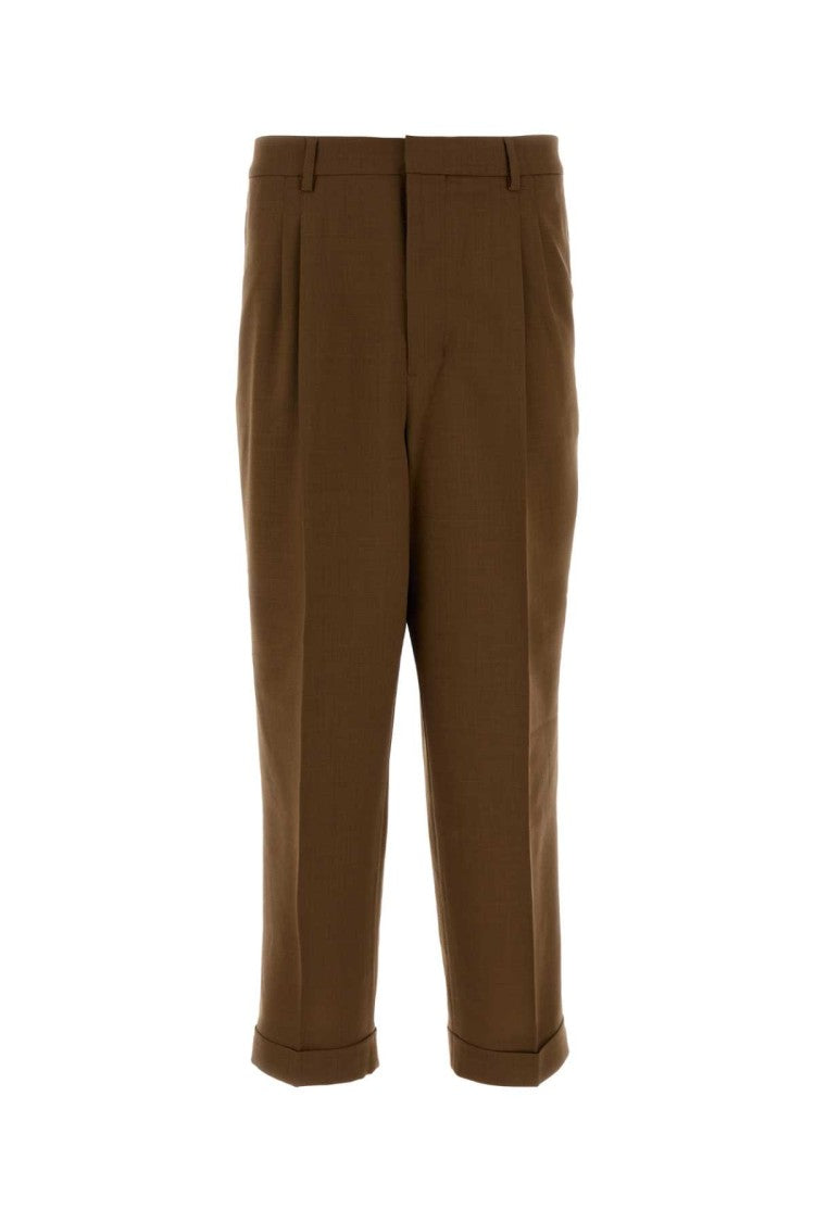 Ami Caramel Wool Pant
