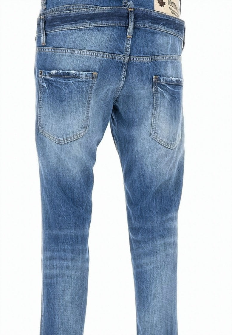 Dsquared2 Medium Blue Slim Fit Denim Pants