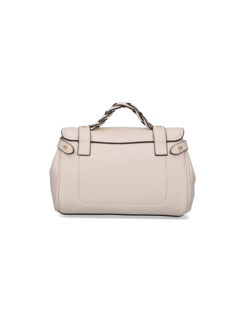 Mulberry “Alexa” Mini Top-Handle Bag – Cream