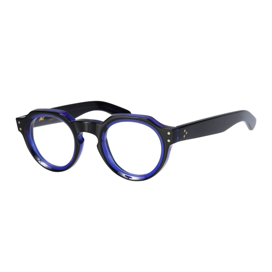 Kador Spike Bold Rounded Frame Eyeglasses With Keyhole Bridge