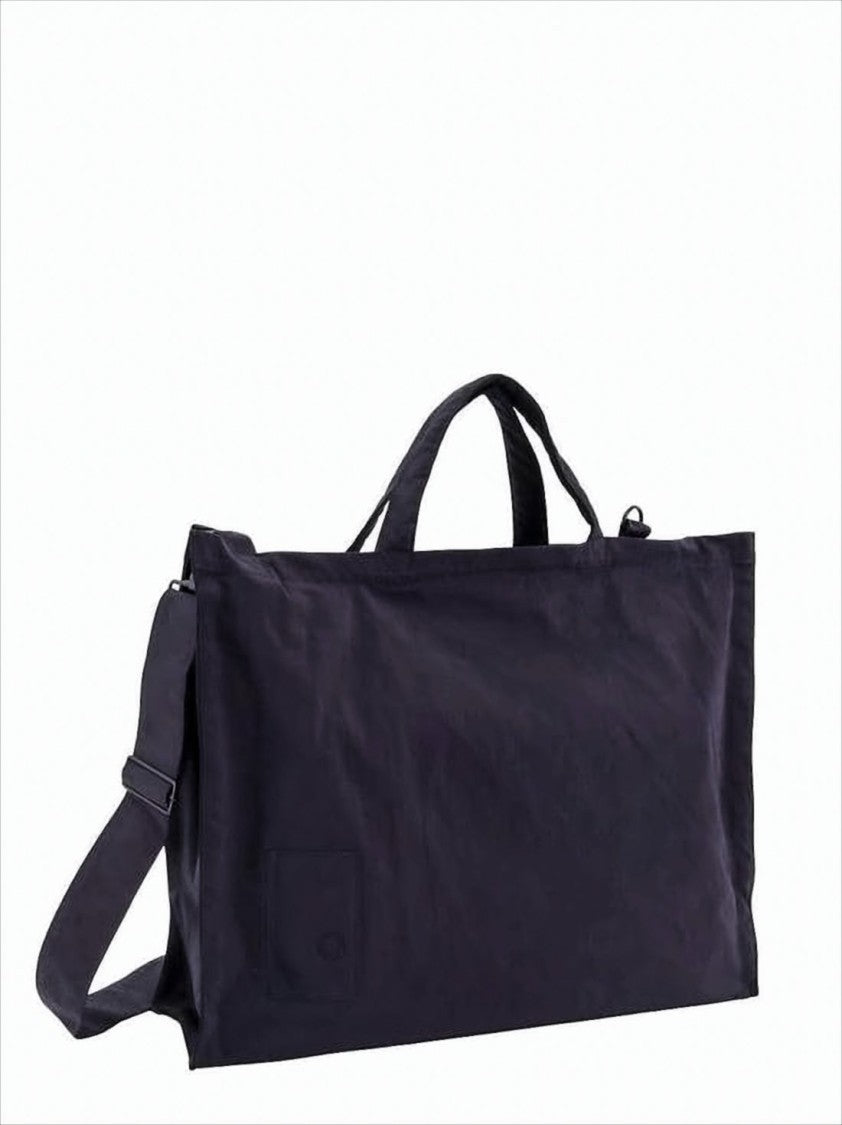 Ten C Rectangular Black Tote Bag