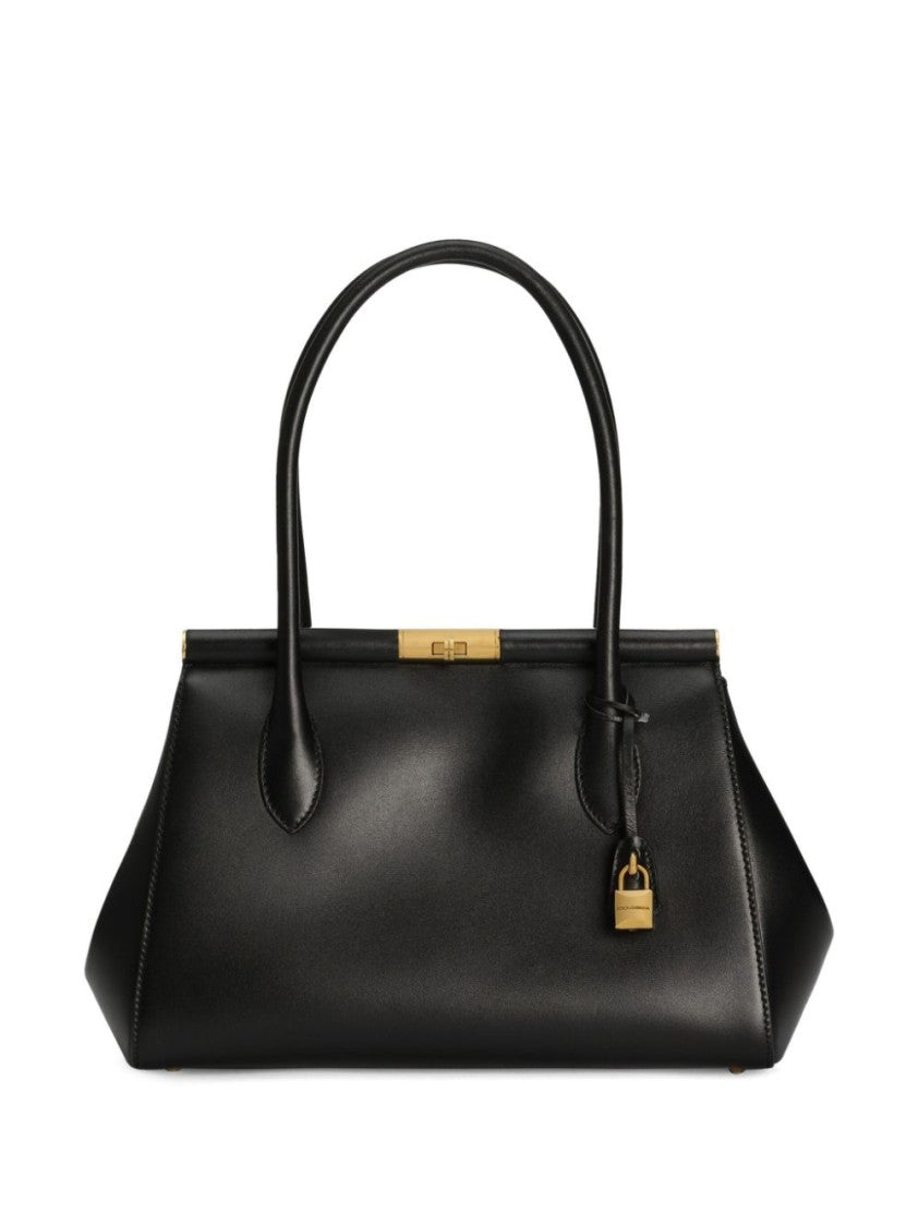 Dolce & Gabbana Structured Black Handbag