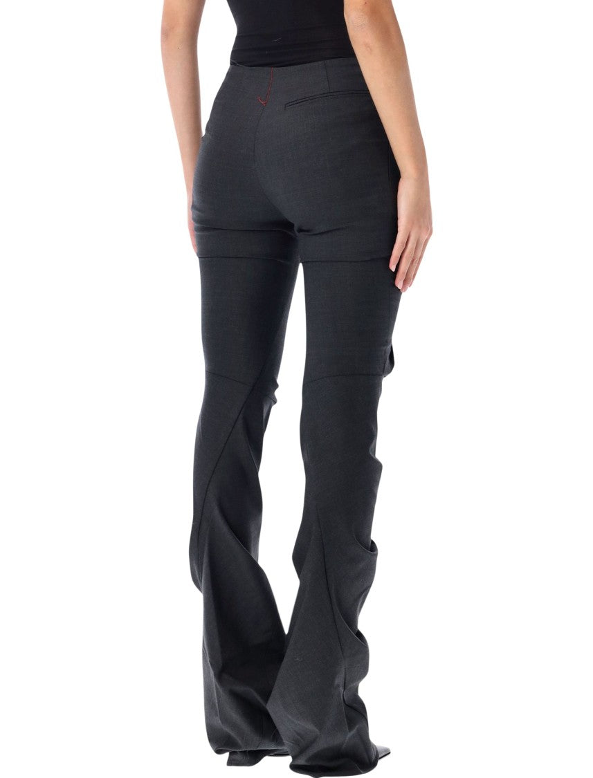 Ottolinger Draped Tailored Flared Formal Pants