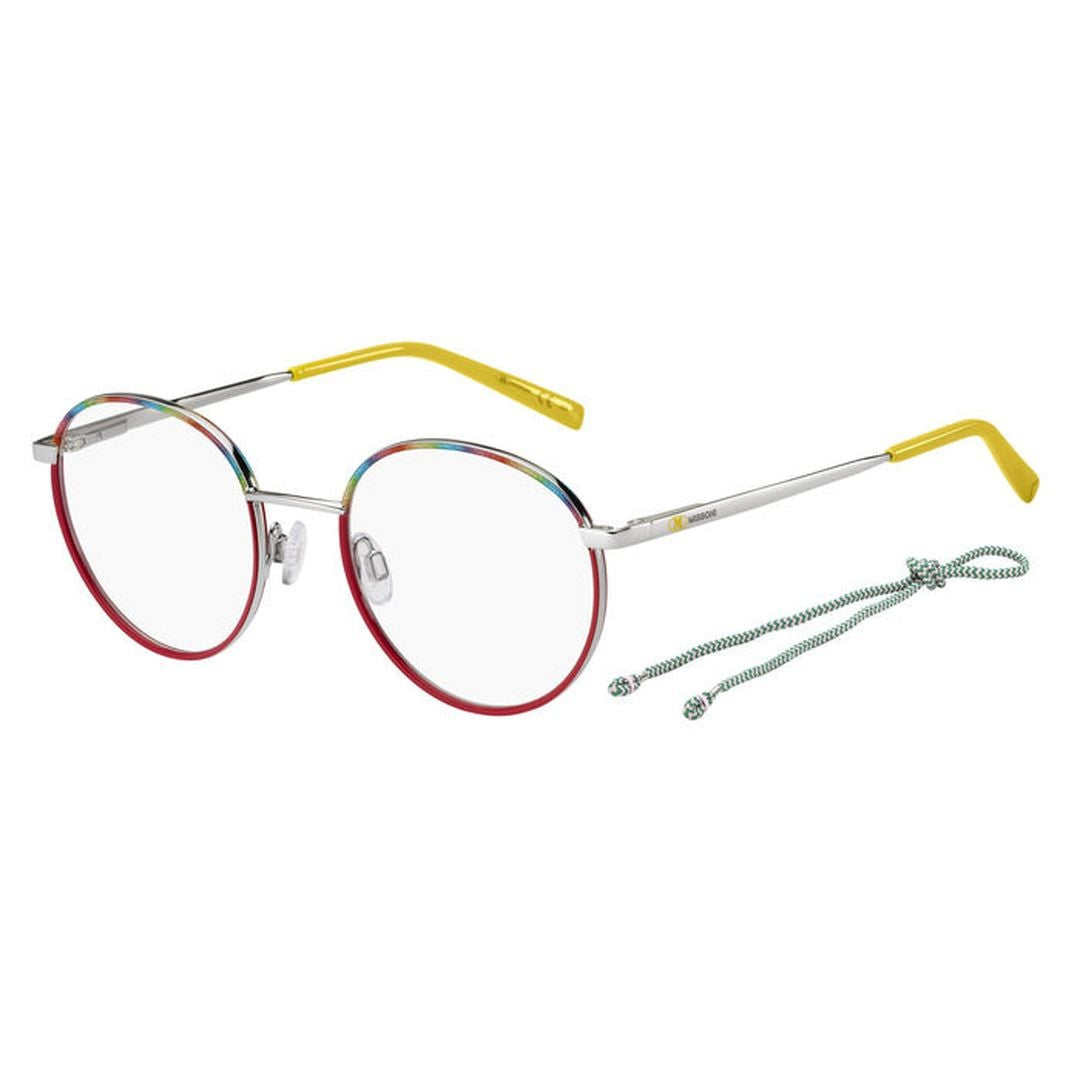 M Missoni Mmi 0036 Round Metal Frames With Colorful Accents