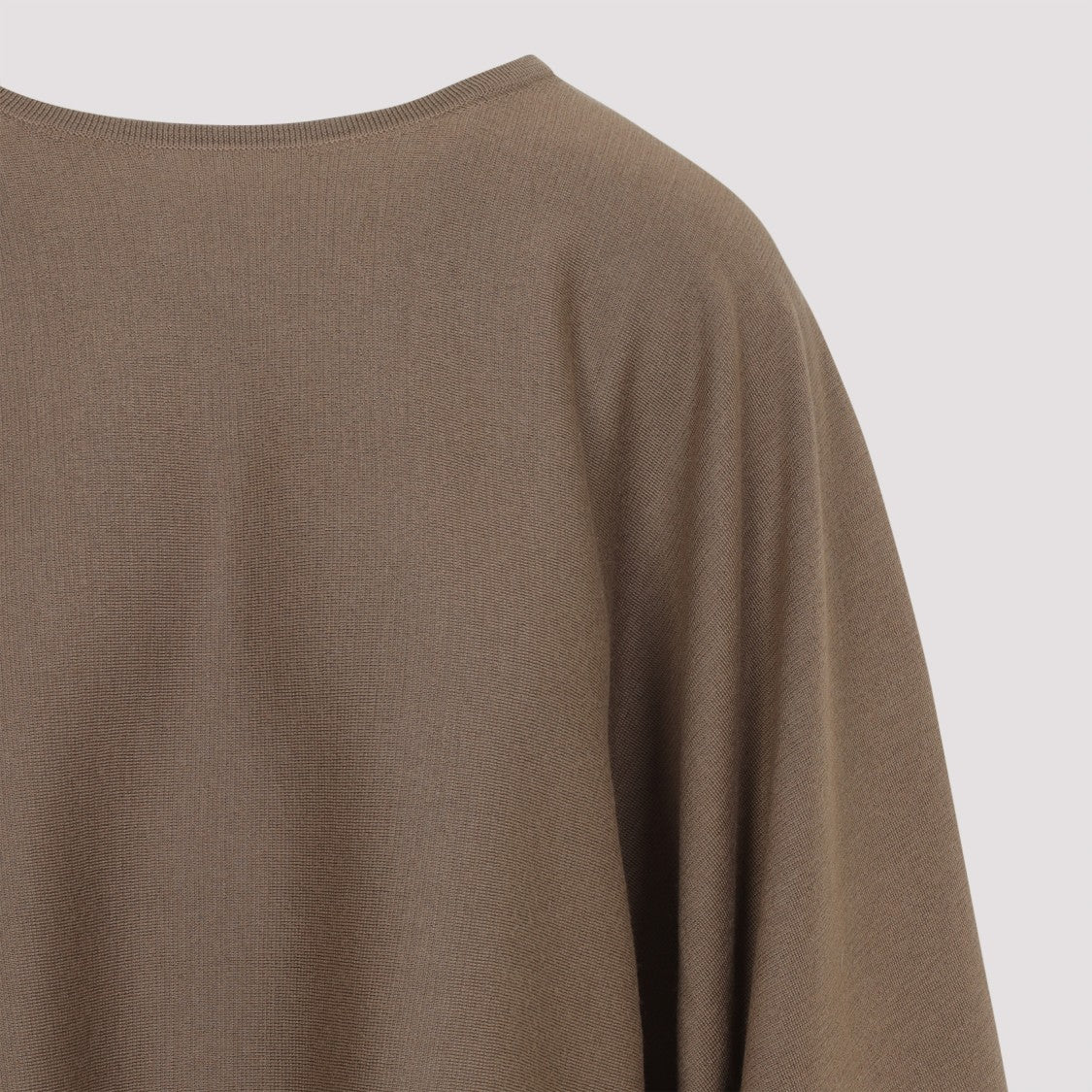 Max Mara Frais Balloon Brown Virgin Wool Pullover