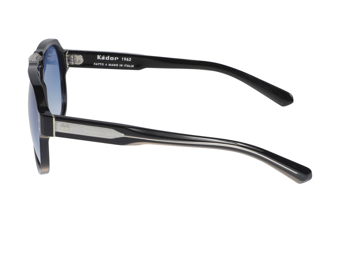 Kador Pilot Flag/N Gradient Blue Silver Accent Pilot Sunglasses