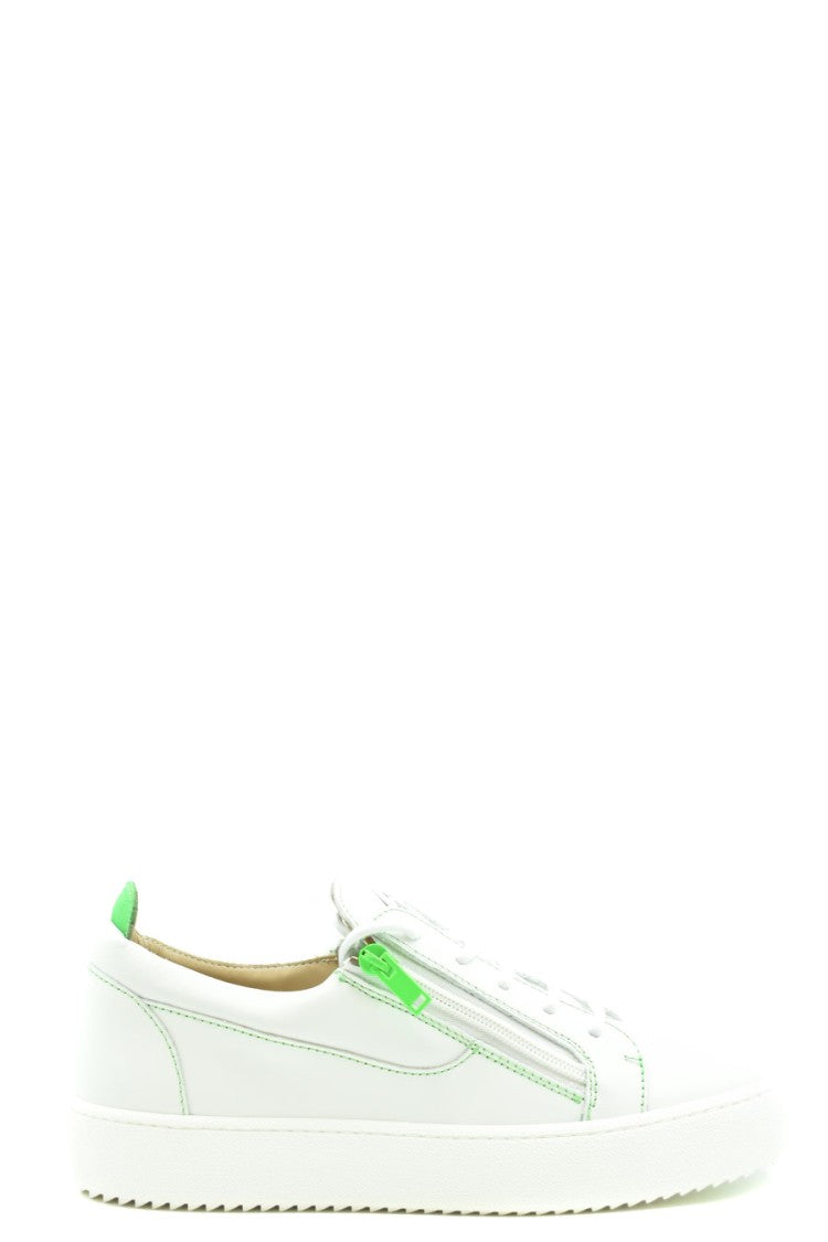 Giuseppe Zanotti Low-Top White Leather Sneakers