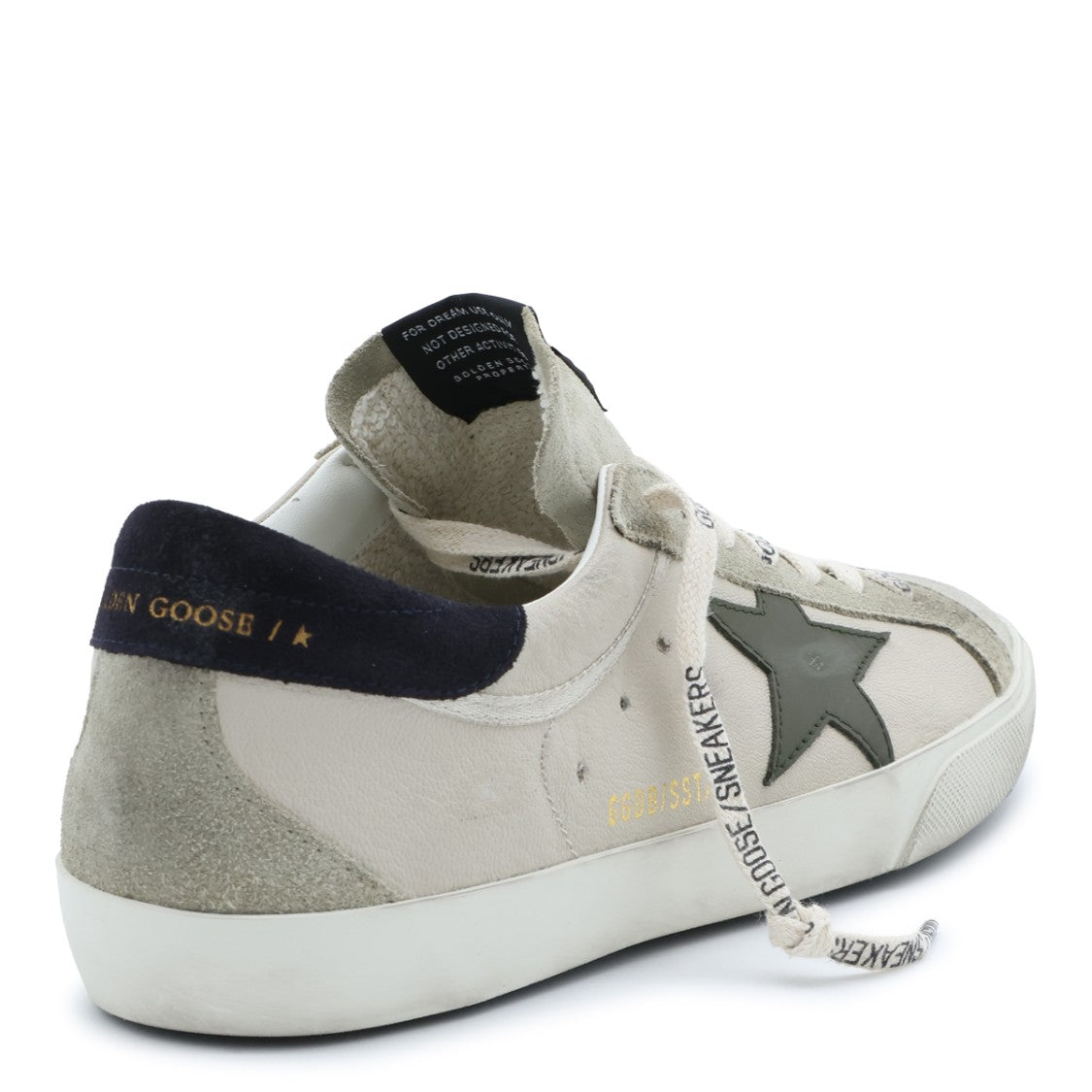 Golden Goose Beige Leather Superstar Sneakers