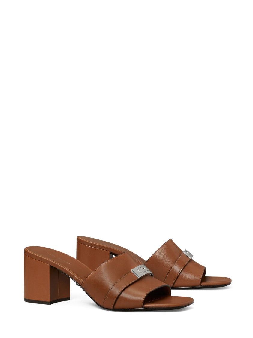 Tory Burch Open-Toe Heeled Mules With Block Heel