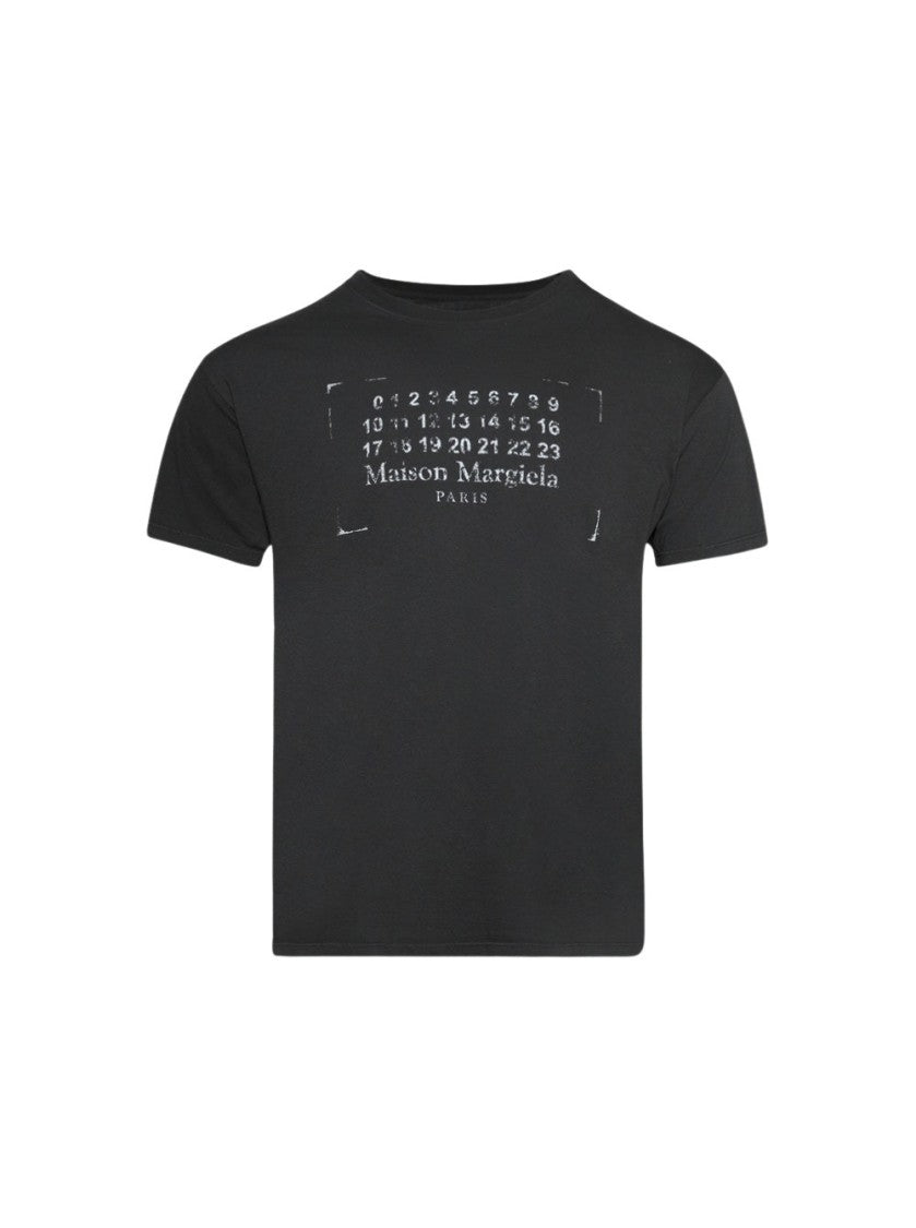 Maison Margiela Logo Tee Washed Black
