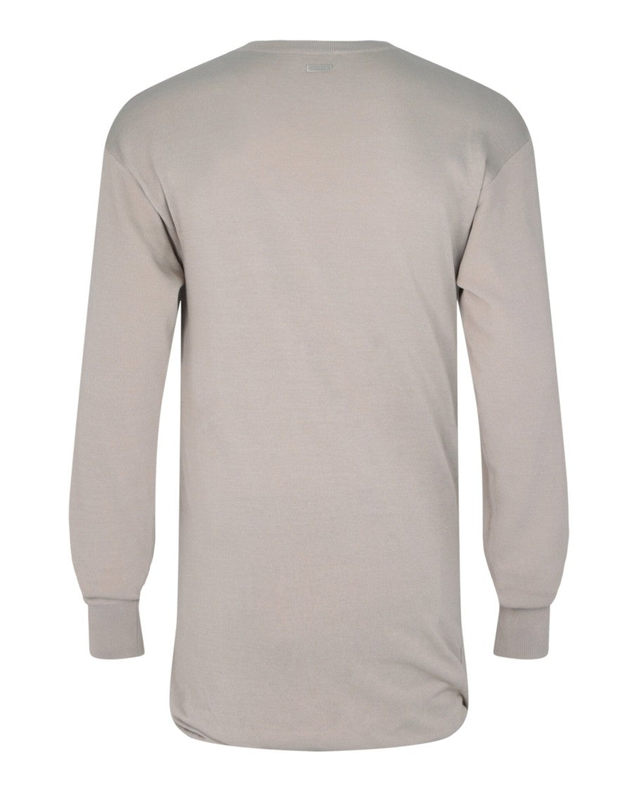 Ferragamo Gathered Hem Long Sleeve  Long Sleeve Shirt