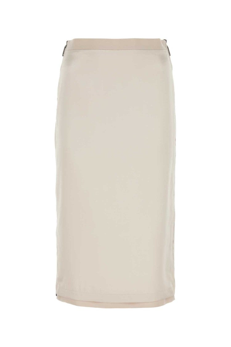 Fendi Light Pink Satin Skirt