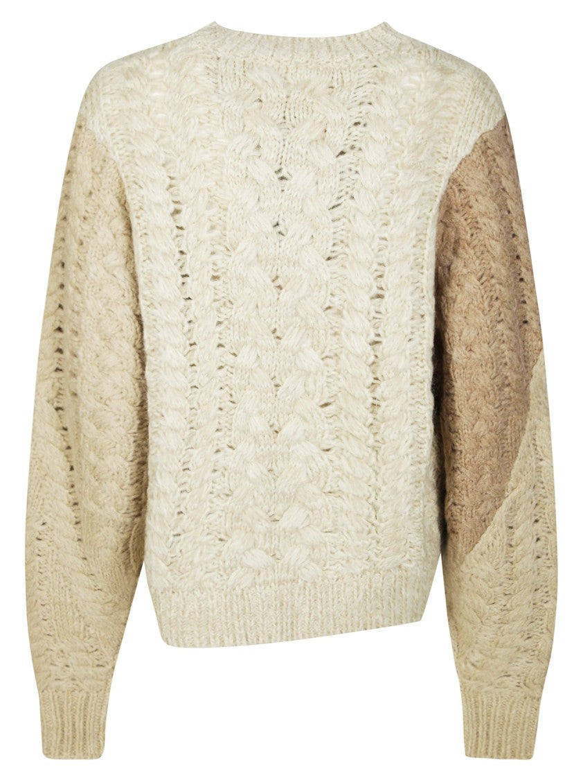 Isabel Marant Étoile Fuzzy Knit Pullover With Round Neckline And Relaxed Fit