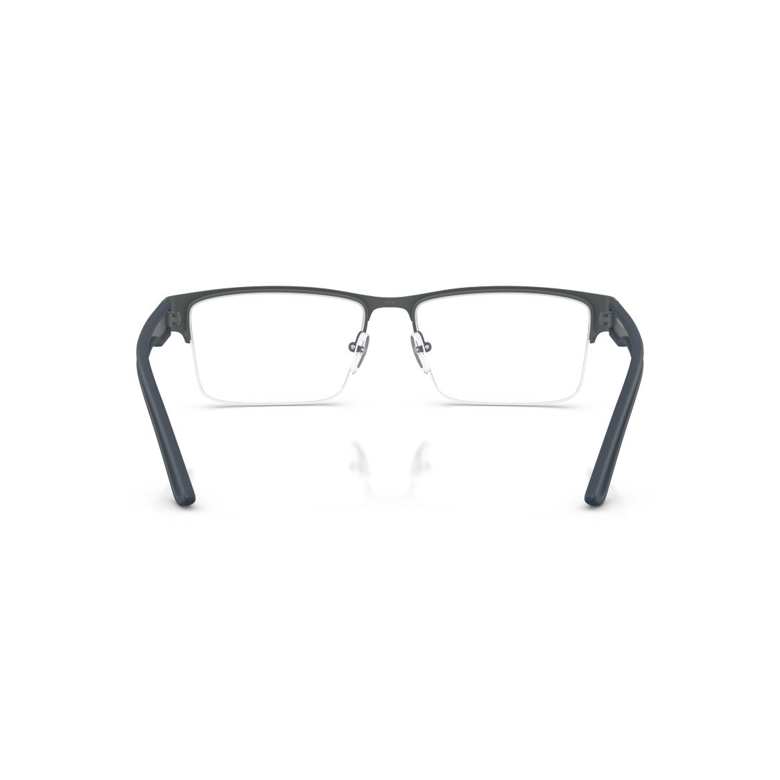 Emporio Armani 0Ea1182 Semi-Rimless Rectangular Eyeglasses With Matte Finish