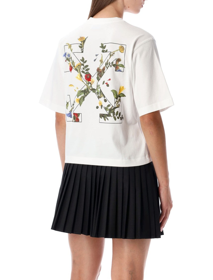 Off-White Arrow Flower Boxy Tee